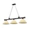 Z-Lite Cordon 3 Light Billiard, Bronze & Golden Mottle 2306-3BRZ-AGM14 - alternate 1